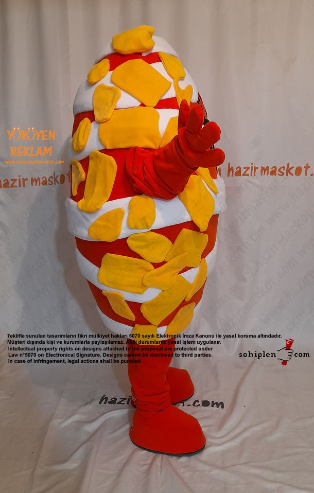 Frydo Mascot Costume / Avusturya maskot kostümü