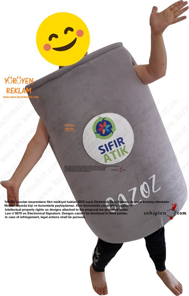 Gazoz Ambalaj Geri Dönüşüm / Konya Selçuklu maskot kostümü
