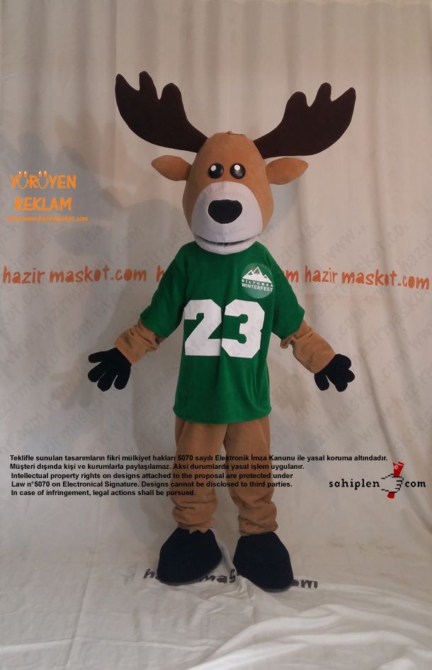 Geyik Maskot Kostümü / Bilyoner Winter Fest / Bilyoner.com / Dimi Organizasyon maskot kostümü