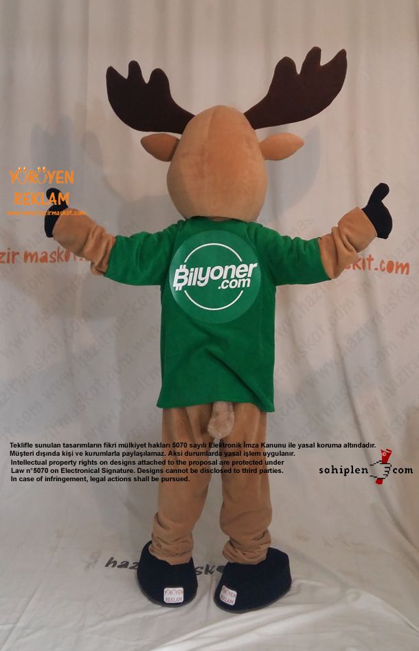 Geyik Maskot Kostümü / Bilyoner Winter Fest / Bilyoner.com / Dimi Organizasyon maskot kostümü