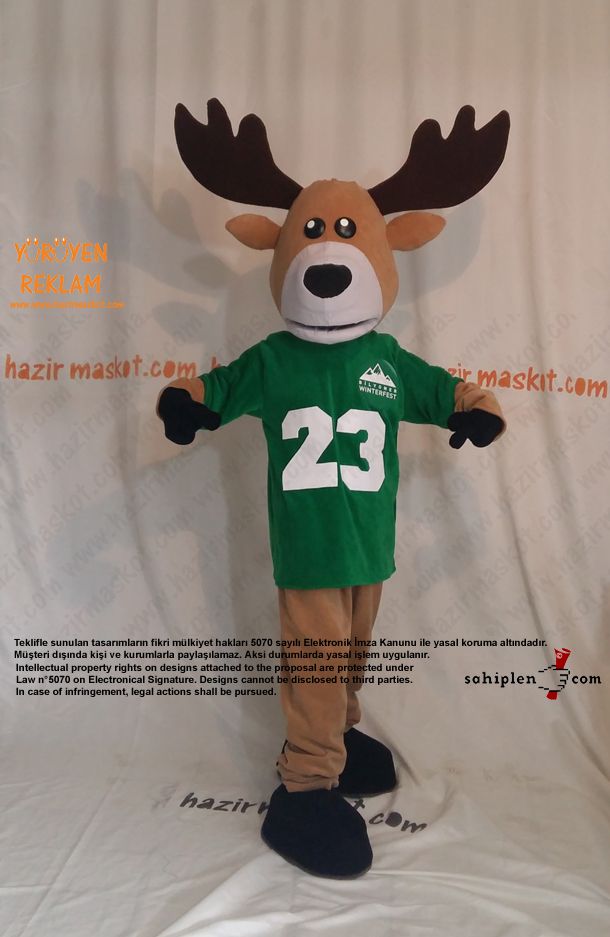 Geyik Maskot Kostümü / Bilyoner Winter Fest / Bilyoner.com / Dimi Organizasyon maskot kostümü