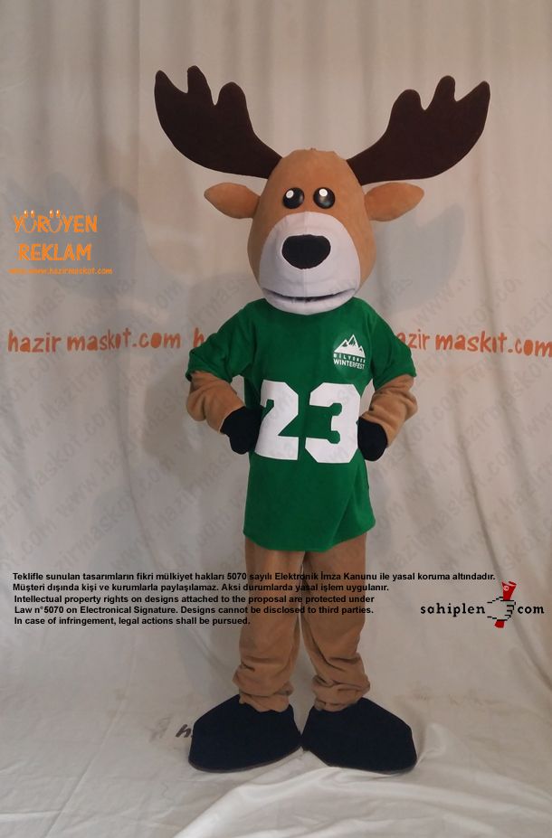 Geyik Maskot Kostümü / Bilyoner Winter Fest / Bilyoner.com / Dimi Organizasyon maskot kostümü
