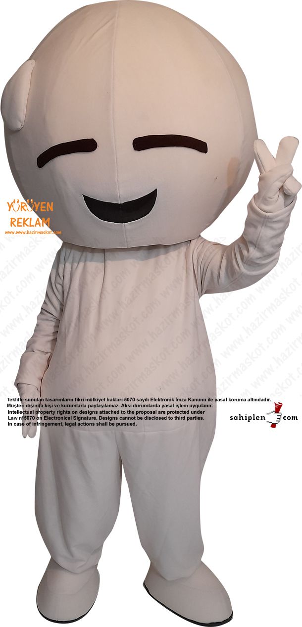 Happi Riceball Mascot Costume / Australia maskot kostümü