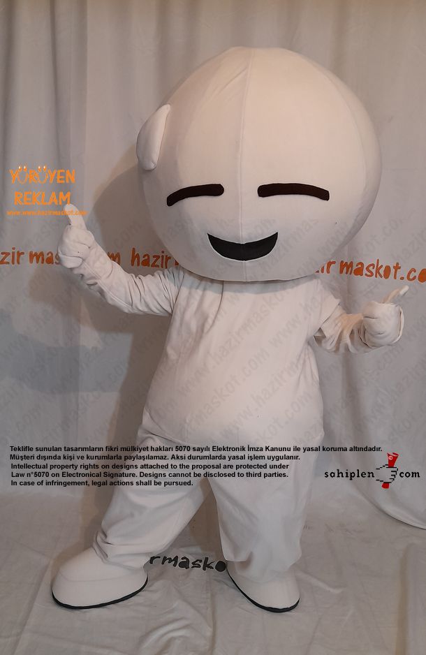 Happi Riceball Mascot Costume / Australia maskot kostümü