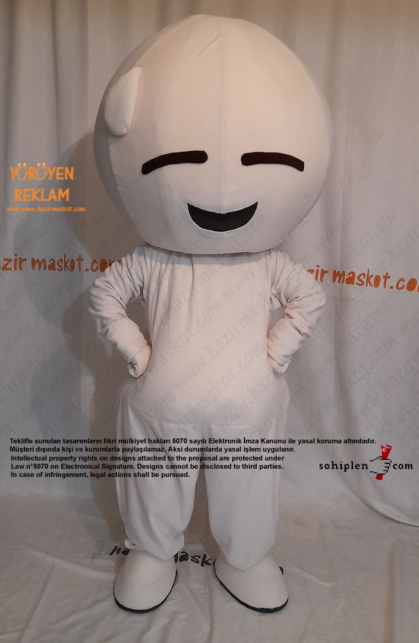 Happi Riceball Mascot Costume / Australia maskot kostümü