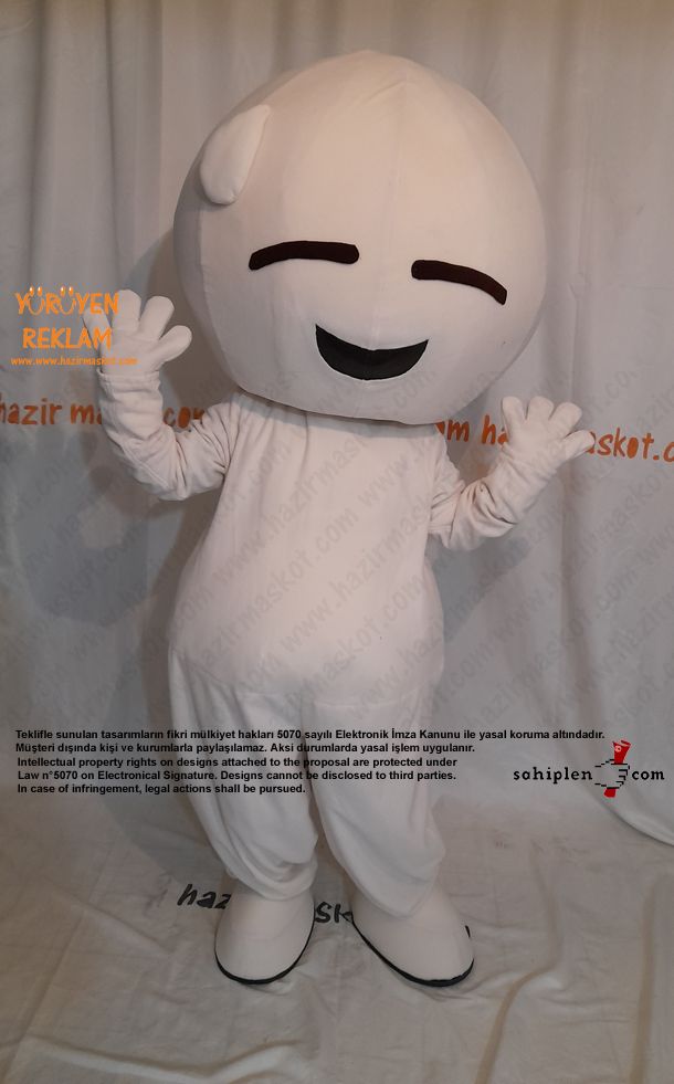 Happi Riceball Mascot Costume / Australia maskot kostümü