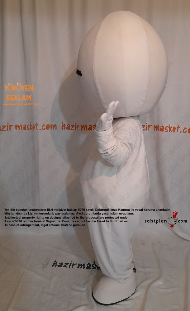 Happi Riceball Mascot Costume / Australia maskot kostümü