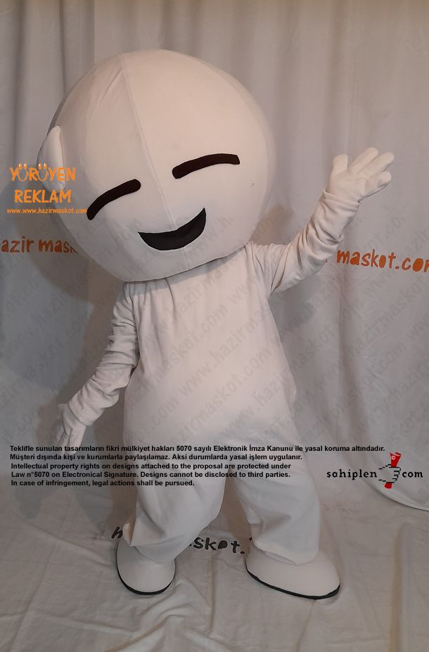 Happi Riceball Mascot Costume / Australia maskot kostümü