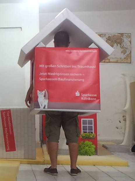 Sparkasse Ev Maskotu / Almanya maskot kostümü