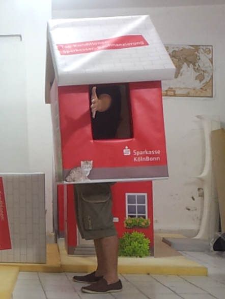 Sparkasse Ev Maskotu / Almanya maskot kostümü