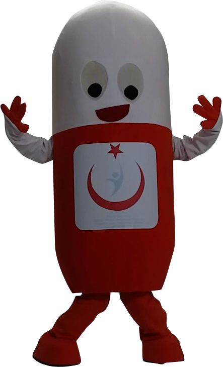 Antibiyotik İlaç Maskot / Yalova Kamu Hastaneleri Birliği maskot kostümü