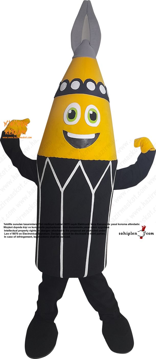 Kalem Maskot Kostümü maskot kostümü