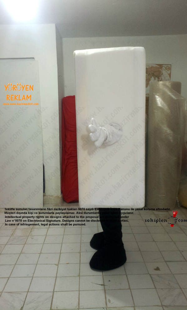 iPad maskot kostümü maskot kostümü