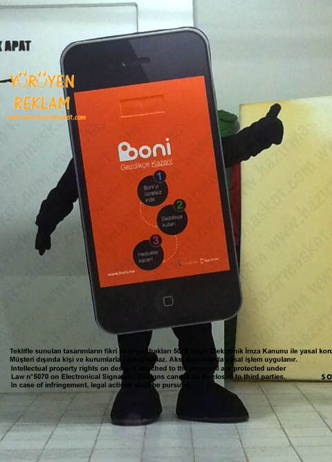 iPhone Boni App Maskotu maskot kostümü