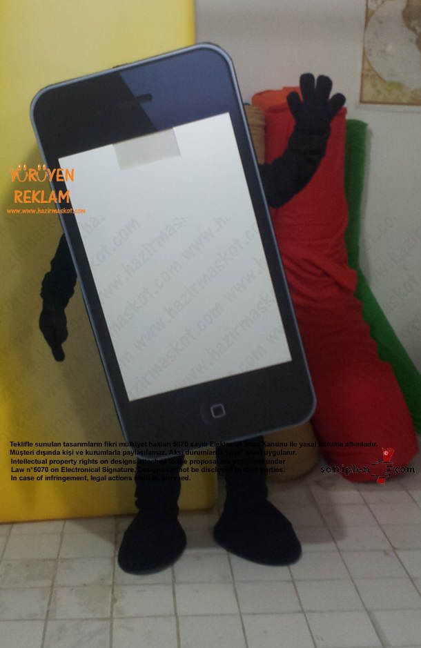 iPhone Maskotu Yağmaksan maskot kostümü
