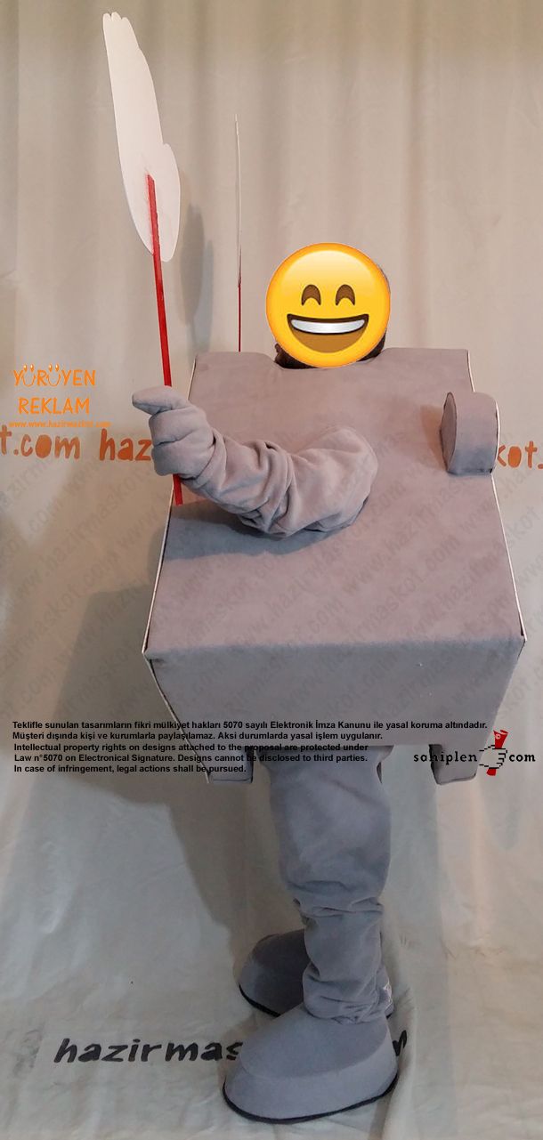 İTO Kilit logo maskot kostümü maskot kostümü
