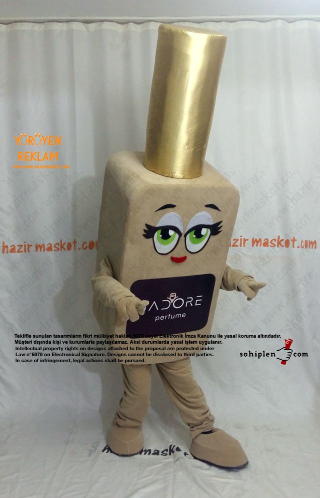Parfüm Şişe Maskot Kostümü / Jadore / Kırgızistan maskot kostümü
