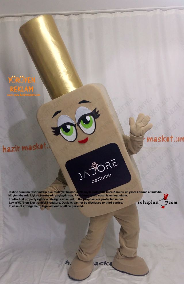 Parfüm Şişe Maskot Kostümü / Jadore / Kırgızistan maskot kostümü