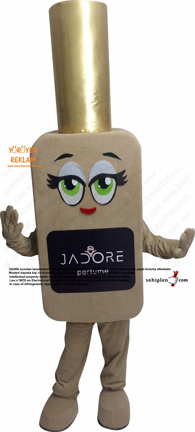 Parfüm Şişe Maskot Kostümü / Jadore / Kırgızistan maskot kostümü