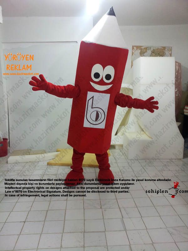 Kalem Maskot kostümü / Kıbrıs maskot kostümü