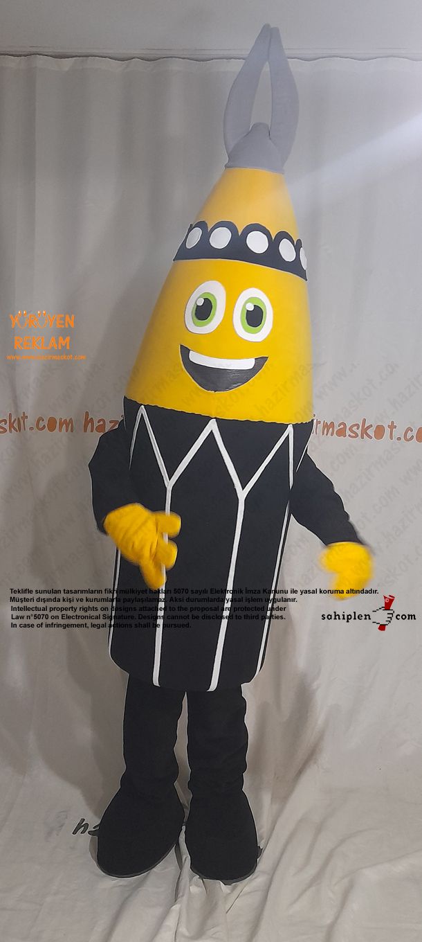 Kalem Maskot Kostümü maskot kostümü