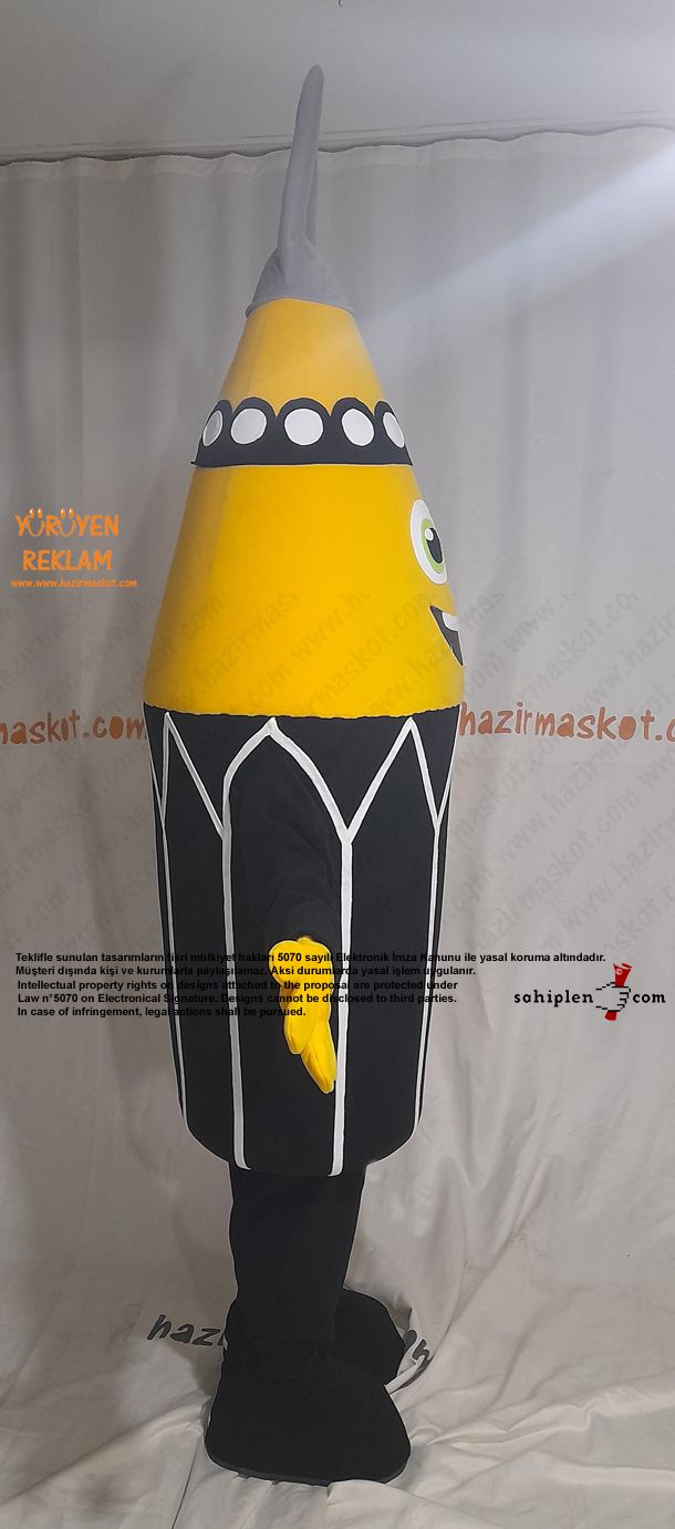 Kalem Maskot Kostümü maskot kostümü