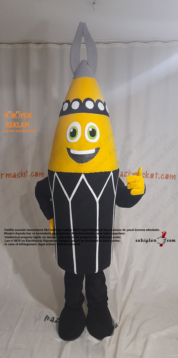 Kalem Maskot Kostümü maskot kostümü