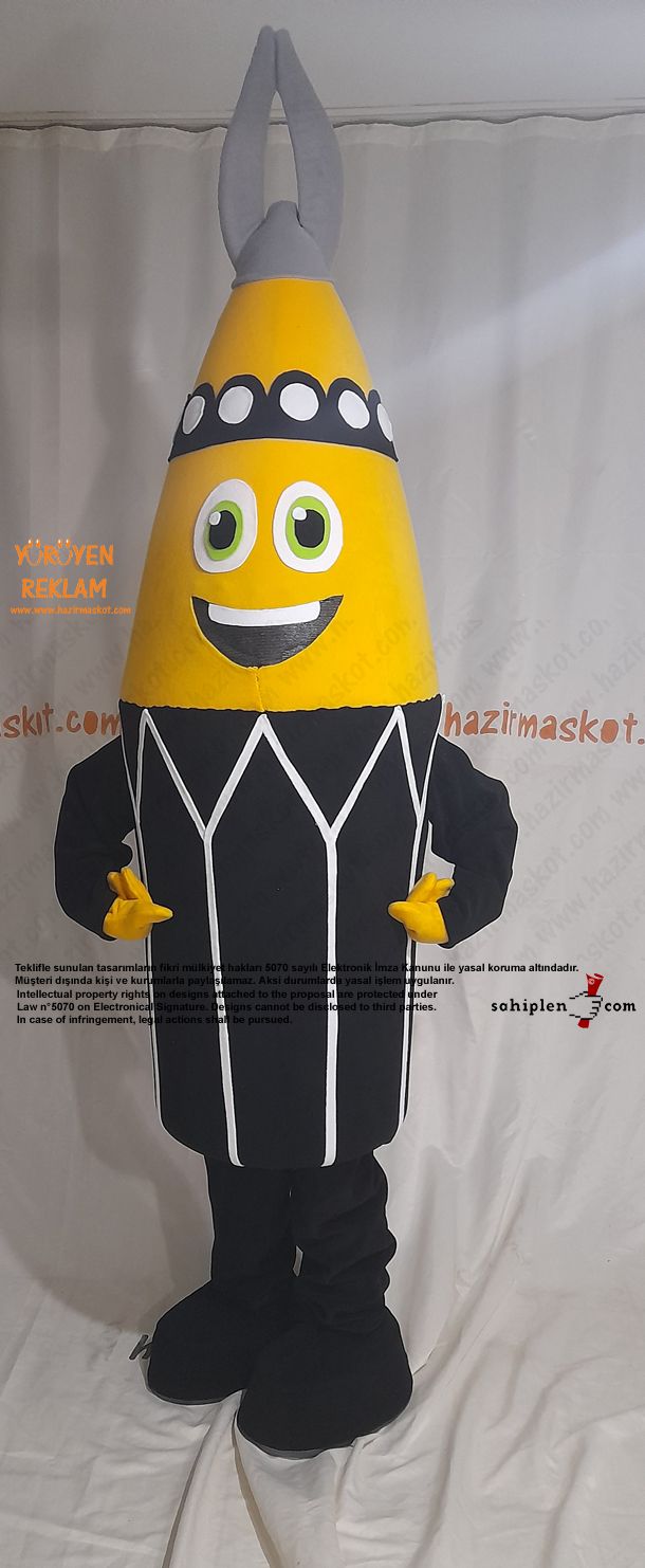 Kalem Maskot Kostümü maskot kostümü