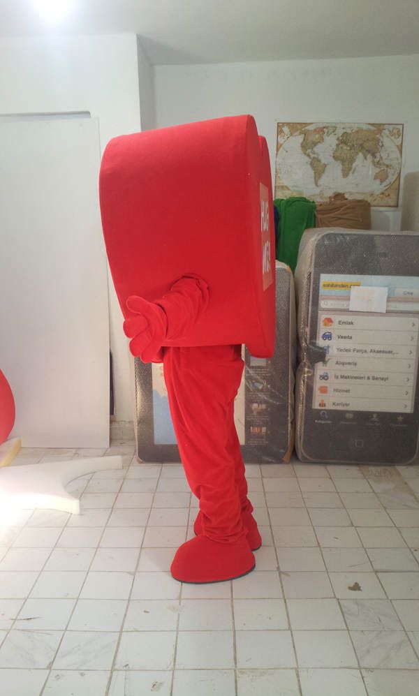 Kalp Maskotu / f2f/ Vodafone maskot kostümü
