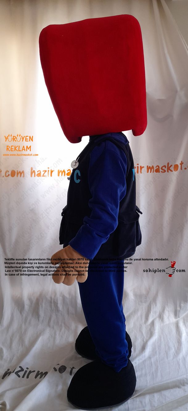Kalp Kafa Doktor Maskot / Amerika maskot kostümü