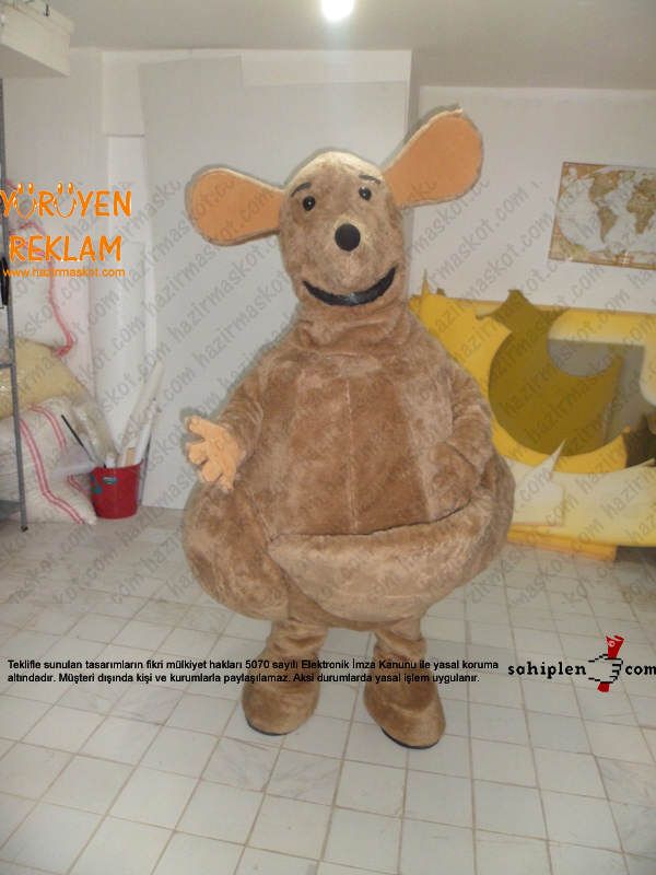 Kanguru Maskotu / Azerbaycan maskot kostümü