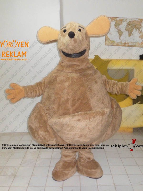 Kanguru Maskotu / Azerbaycan maskot kostümü