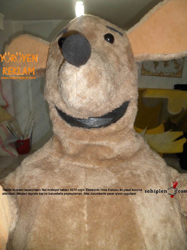 Kanguru Maskotu / Azerbaycan maskot kostümü