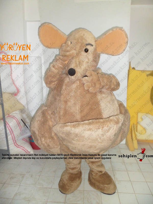 Kanguru Maskotu / Azerbaycan maskot kostümü