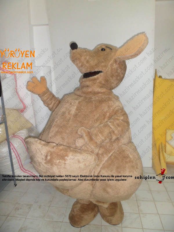 Kanguru Maskotu / Azerbaycan maskot kostümü