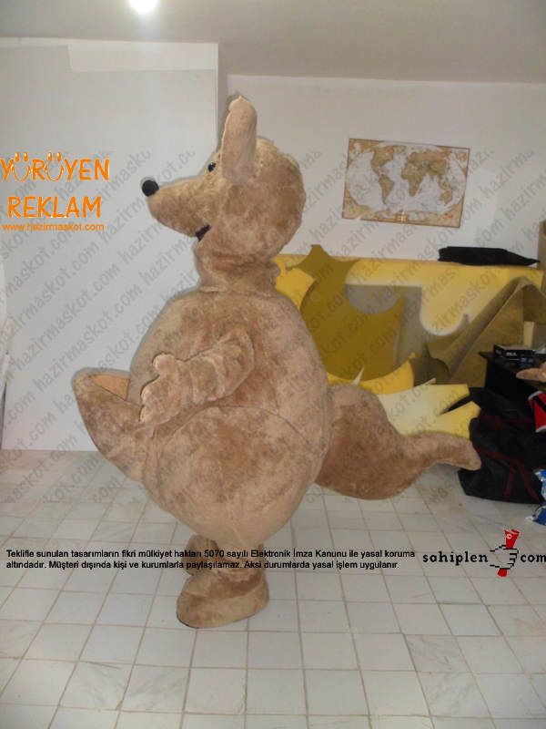 Kanguru Maskotu / Azerbaycan maskot kostümü