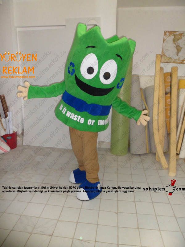 Comenius Geri Dönüşüm / Karaman maskot kostümü