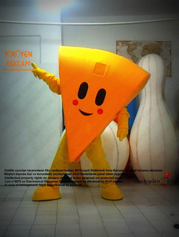 Kars Kaşar Peyniri Maskot Kostümü / Kars Valiliği maskot kostümü