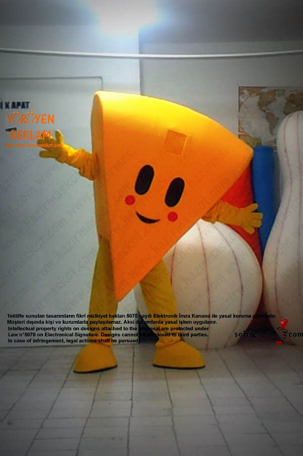 Kars Kaşar Peyniri Maskot Kostümü / Kars Valiliği maskot kostümü
