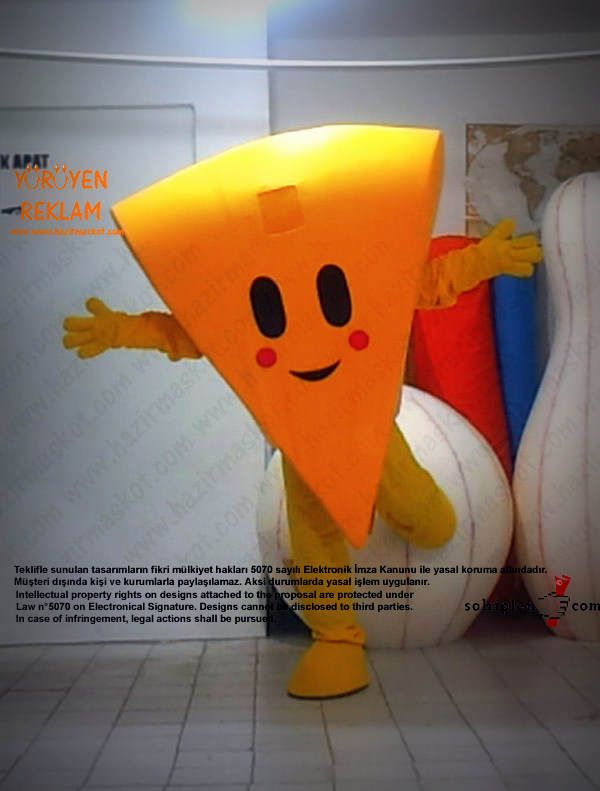 Kars Kaşar Peyniri Maskot Kostümü / Kars Valiliği maskot kostümü