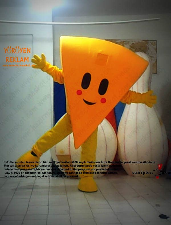Kars Kaşar Peyniri Maskot Kostümü / Kars Valiliği maskot kostümü
