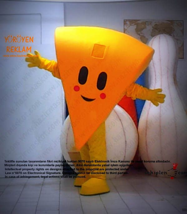 Kars Kaşar Peyniri Maskot Kostümü / Kars Valiliği maskot kostümü