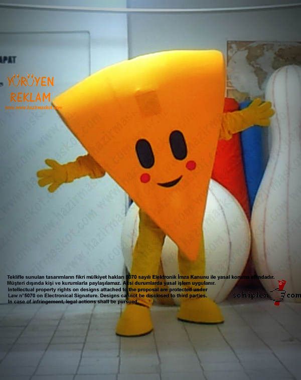 Kars Kaşar Peyniri Maskot Kostümü / Kars Valiliği maskot kostümü