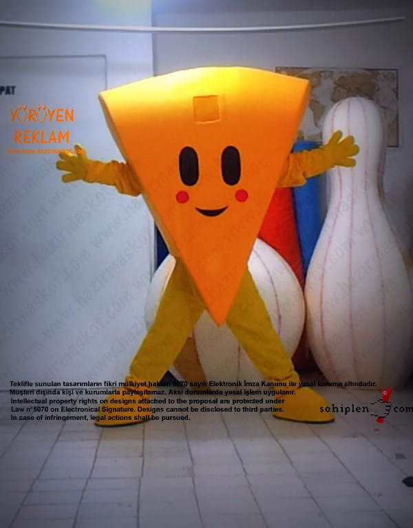 Kars Kaşar Peyniri Maskot Kostümü / Kars Valiliği maskot kostümü