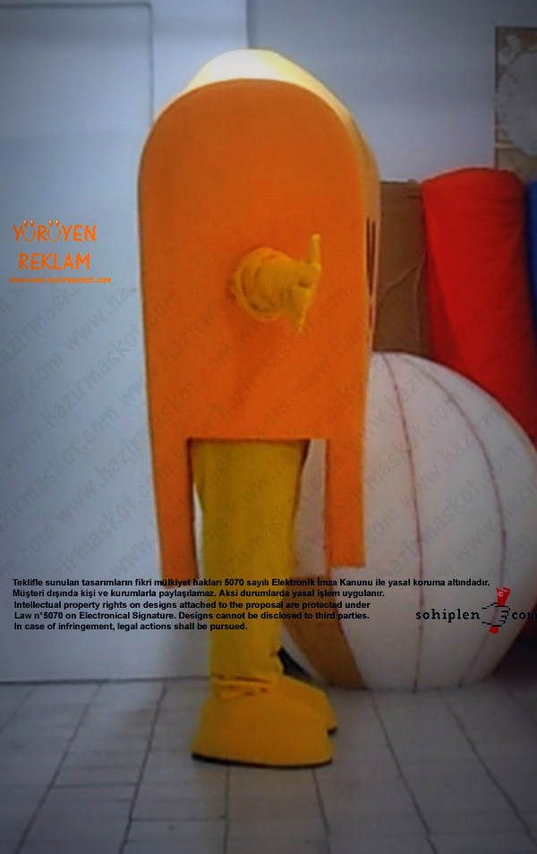 Kars Kaşar Peyniri Maskot Kostümü / Kars Valiliği maskot kostümü