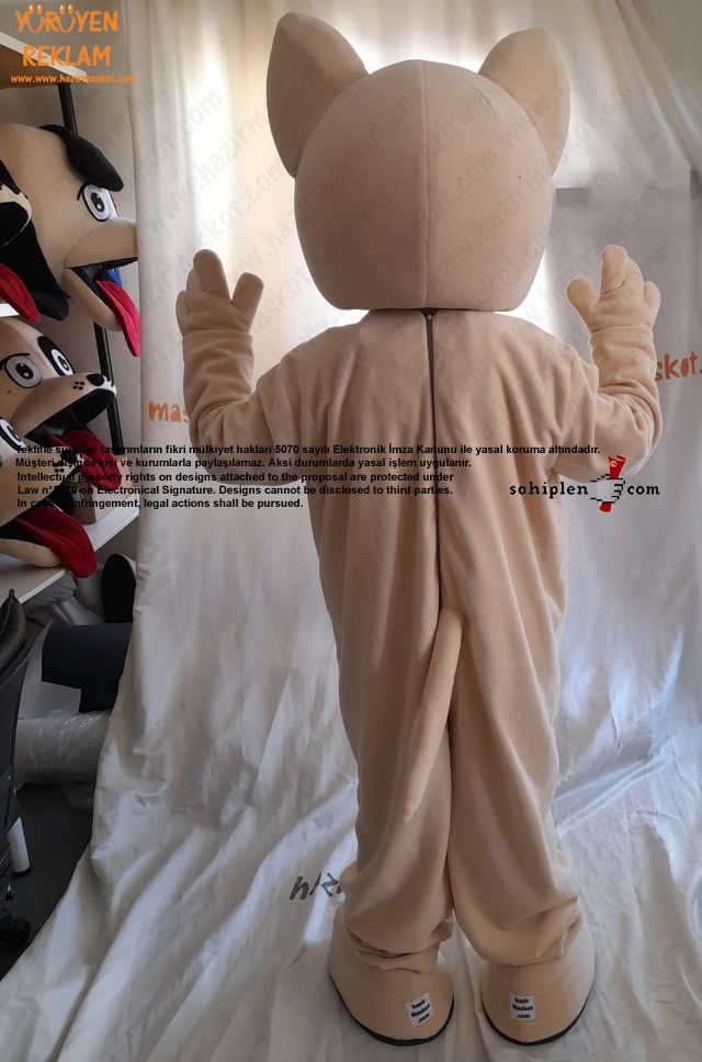 Kedi Maskot Kostümü maskot kostümü