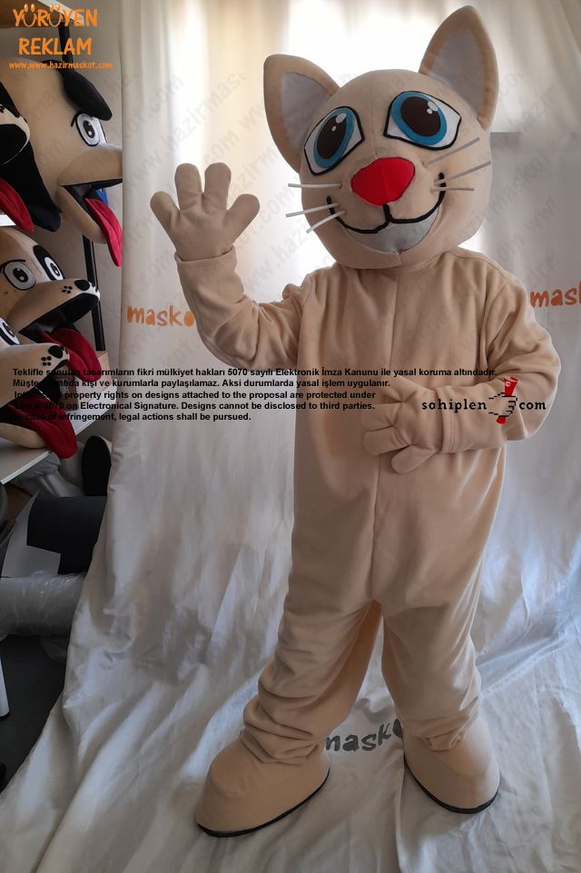 Kedi Maskot Kostümü maskot kostümü