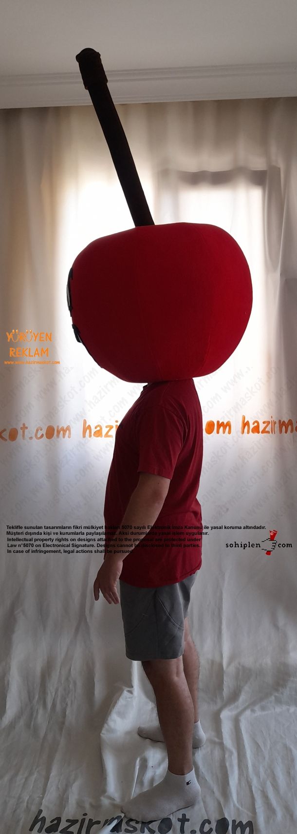 Kiraz Maskot Kostümü maskot kostümü