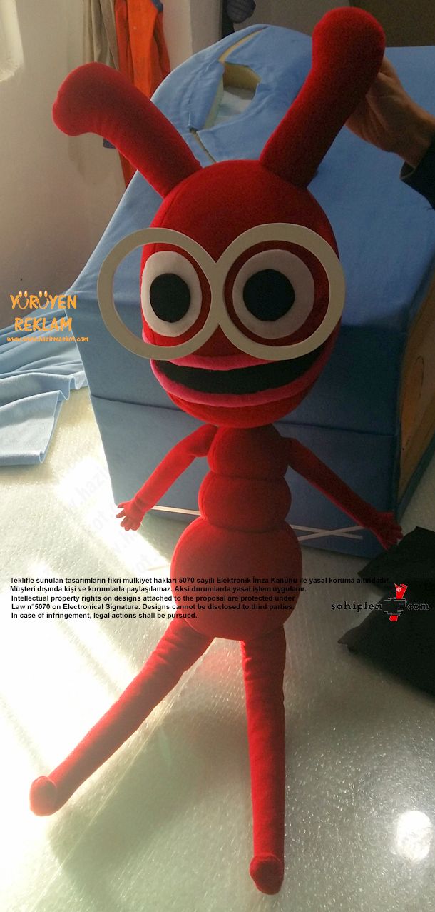 Kırımız Karınca Kukla / Adana maskot kostümü