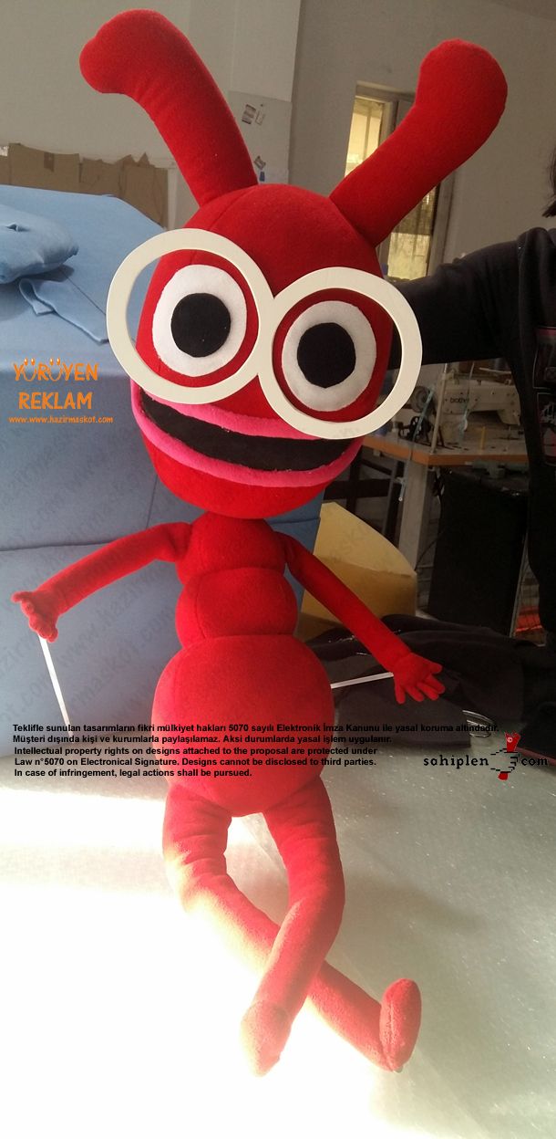 Kırımız Karınca Kukla / Adana maskot kostümü